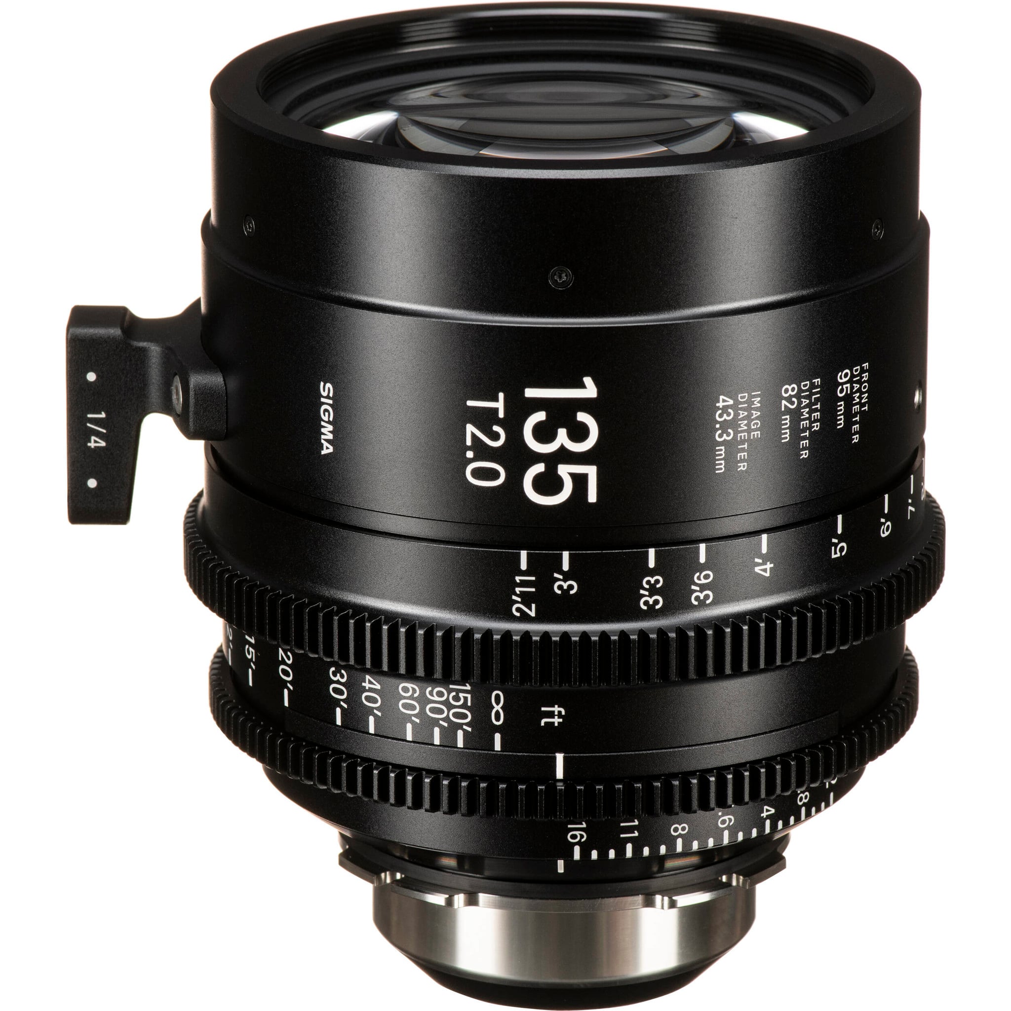 Ống kính Cine Sigma 135mm T2 FF High Speed Prime with i-Technology ngàm PL (Feet)