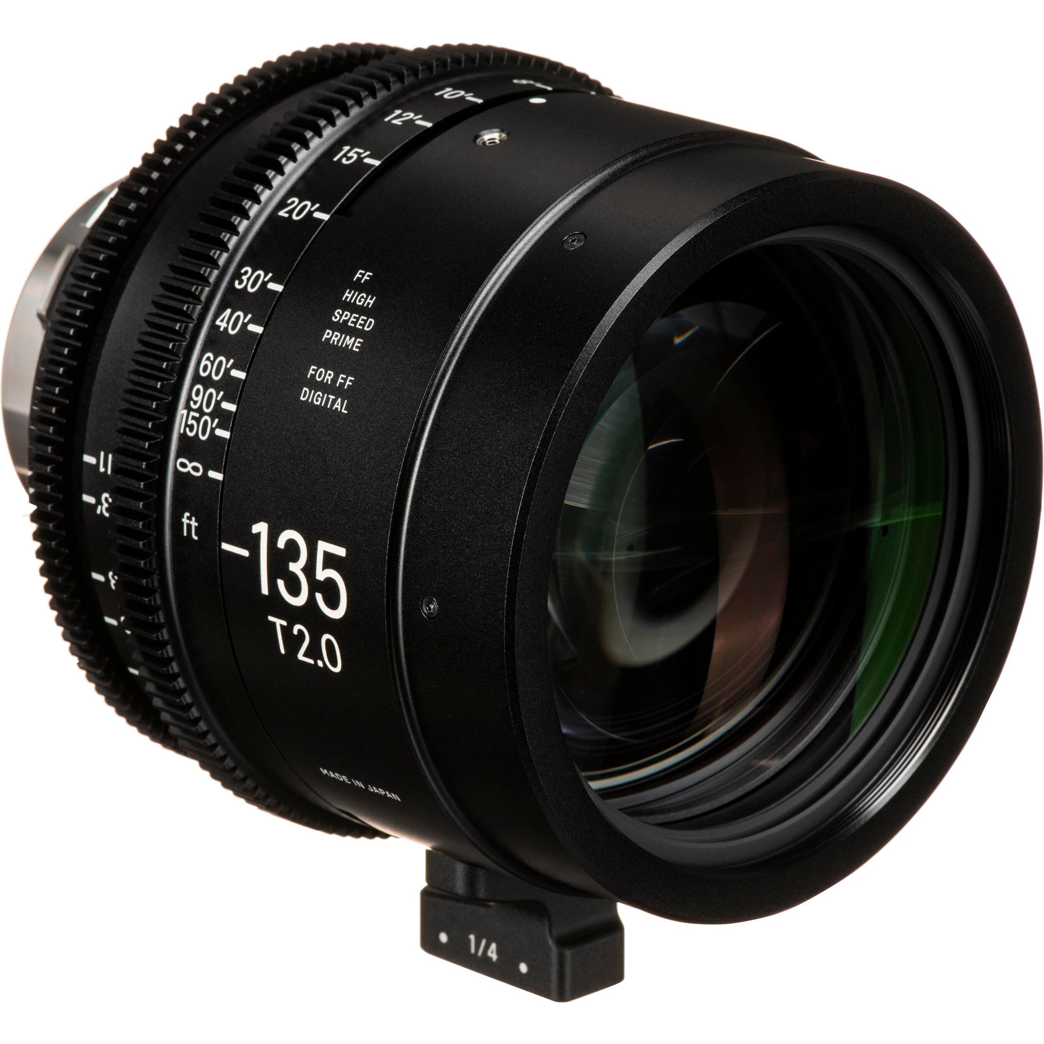 Ống kính Cine Sigma 135mm T2 FF High Speed Prime with i-Technology ngàm PL (Feet)
