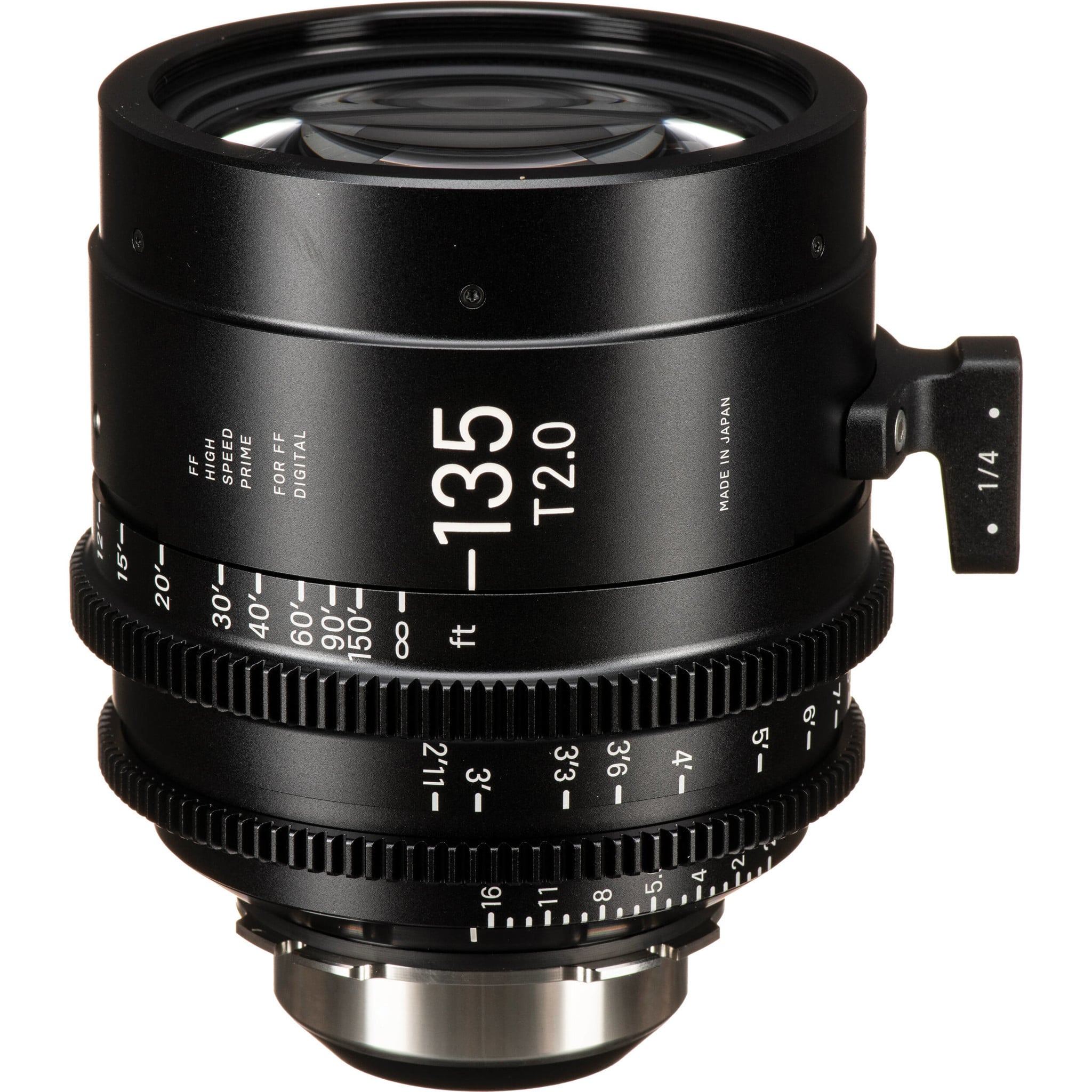 Ống kính Cine Sigma 135mm T2 FF High Speed Prime with i-Technology ngàm PL (Feet)