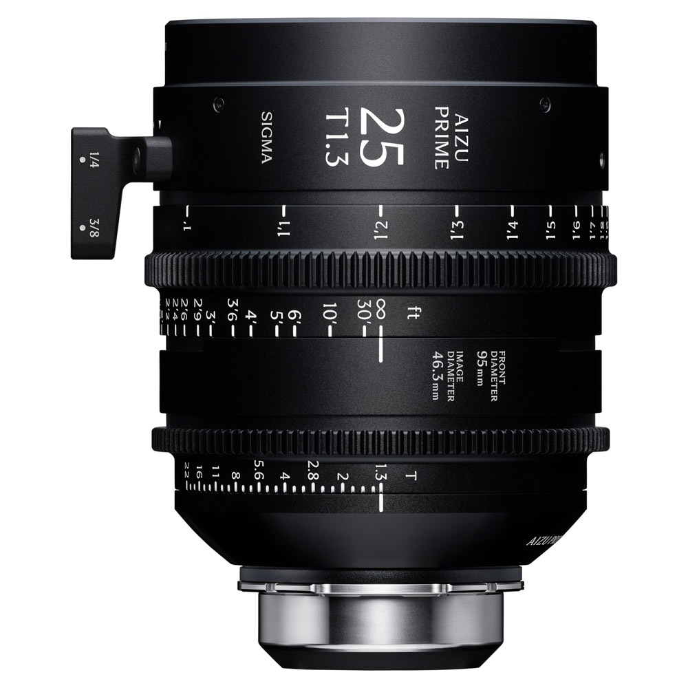 Ống kính Cine Sigma 25mm T1.3 LF FL Aizu Prime Line