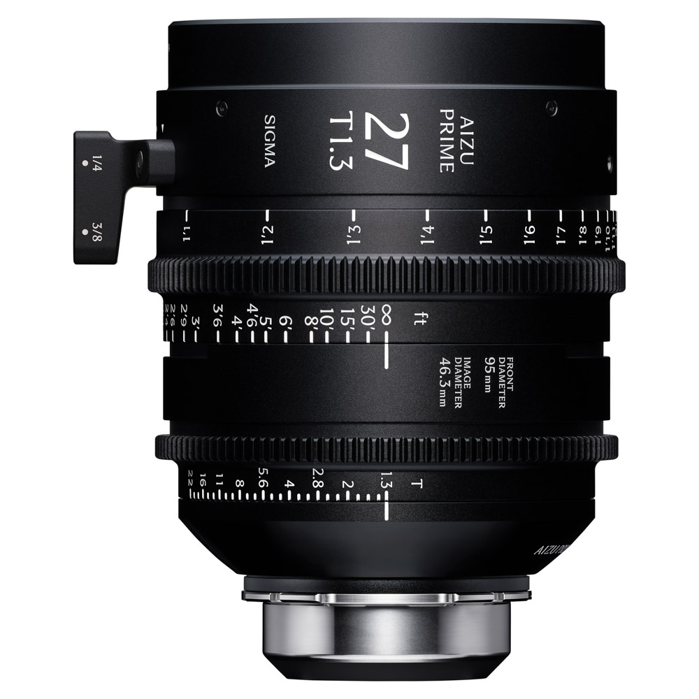 Ống kính Cine Sigma 27mm T1.3 LF FL Aizu Prime Line