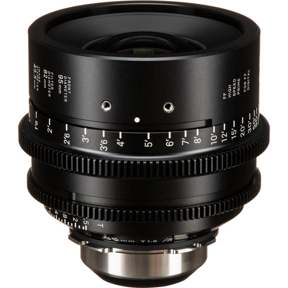 Ống kính Cine Sigma 35mm T1.5 FF High Speed Prime với /i Technology ngàm PL (Feet)