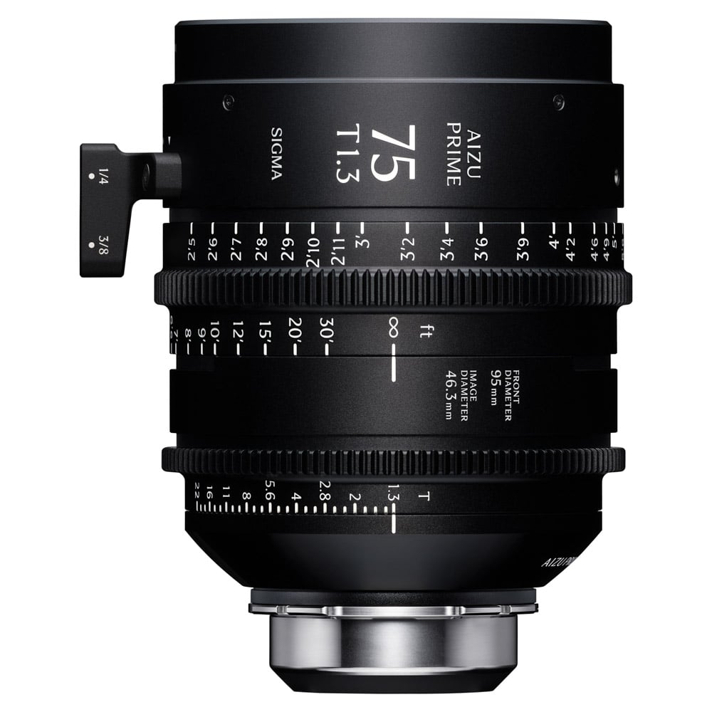 Ống kính Cine Sigma 75mm T1.3 LF FL Aizu Prime Line