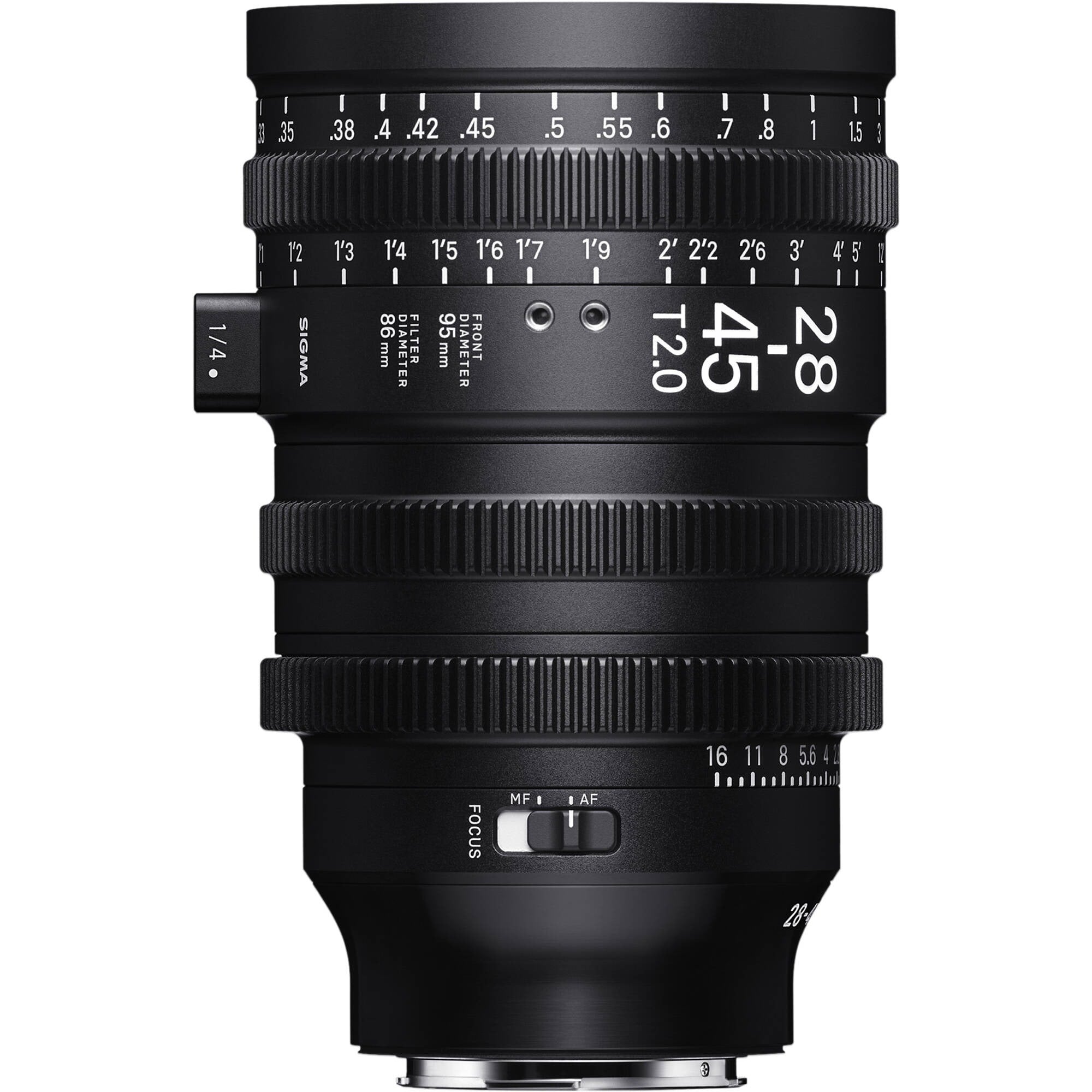 Ống kính Cine Zoom Sigma 28-45mm T2 FF Autofocus
