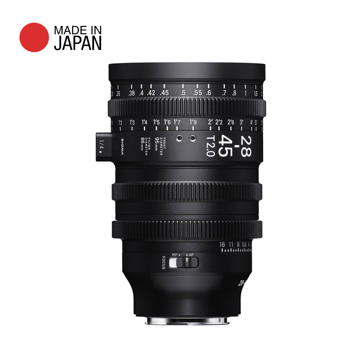 Ống kính Cine Zoom Sigma 28-45mm T2 FF Autofocus