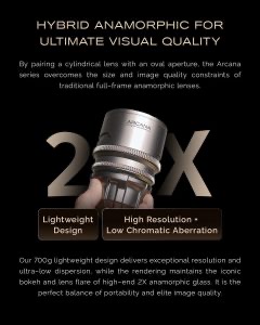 Ống kính DZOFILM Arcana 1.5x Anamorphic T2.1 Full-Frame 32mm | Chính Hãng | Fullvat