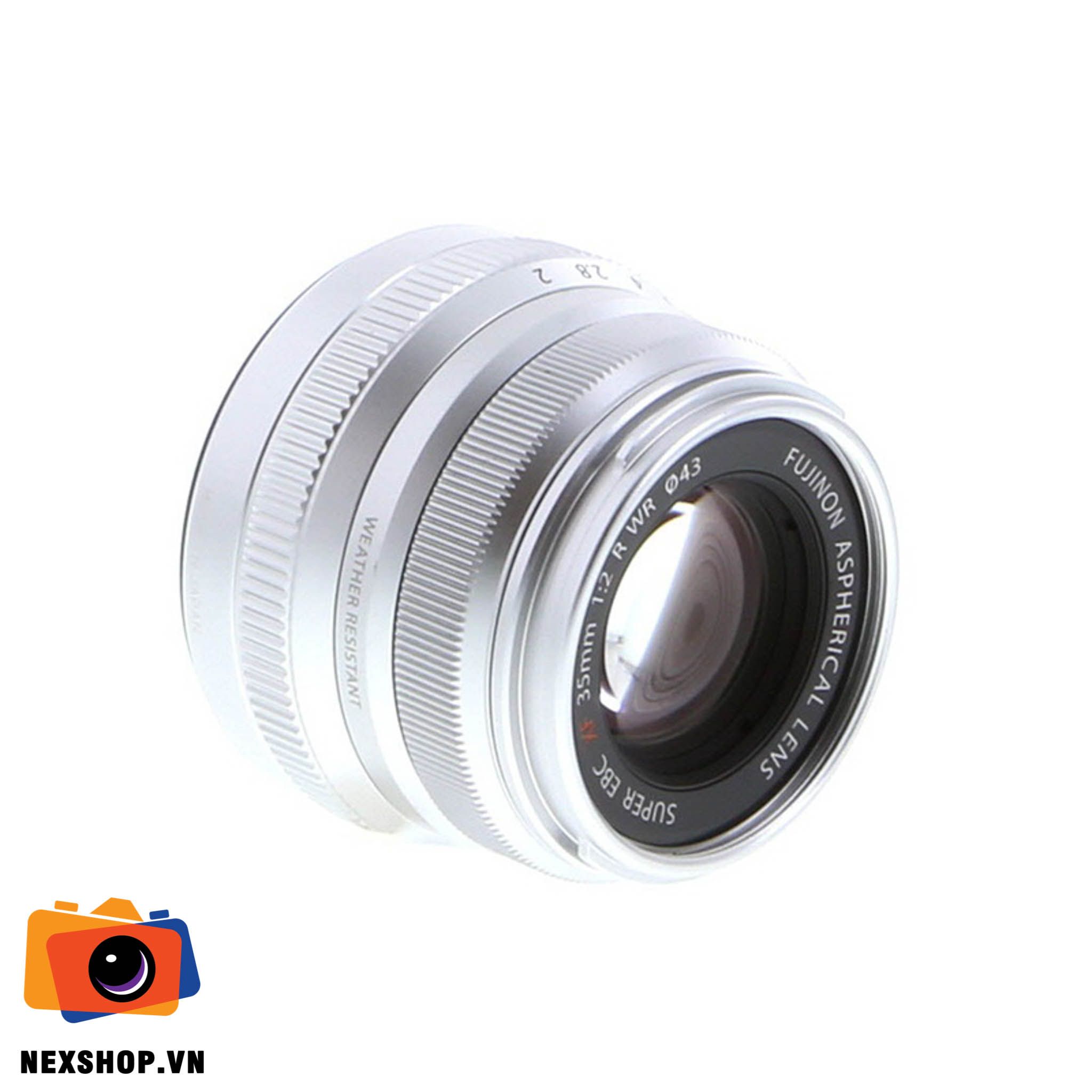 Ống kính Fujinon XF35mm F2 R WR | Bạc | Hàng chính hãng (Hàng đã ACTIVATE)