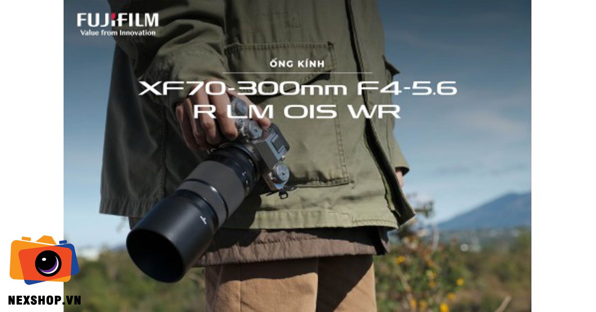 Ống kính Fujinon XF70-300mm F4.0-F5.6 R LM OIS WR Chính hãng (Hàng đã ACTIVATE)