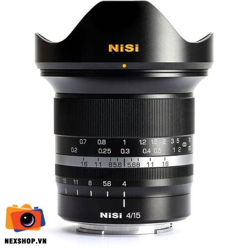 Ống kính NiSi 15mm f/4 Sunstar Super Wide Angle Full Frame ASPH Lens for Sony-E Mount