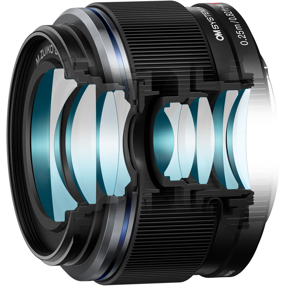 Ống kính OM SYSTEM M.Zuiko Digital 25mm F1.8 II | Chính hãng FullVAT góc cạnh chi tiết