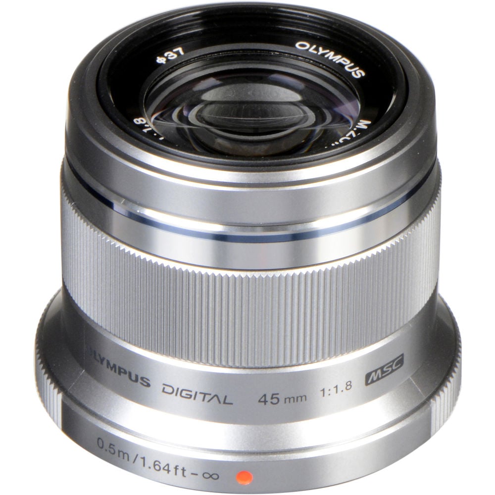 Ống kính OM SYSTEM M.Zuiko Digital 45mm F1.8 (Silver) | Chính hãng FullVAT góc cạnh chi tiết