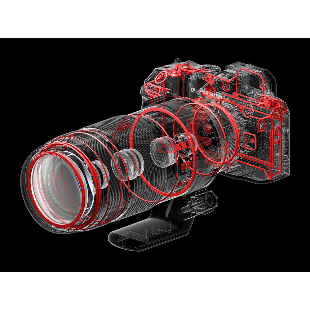 Ống kính OM SYSTEM M.Zuiko Digital ED 100-400mm F5.0-6.3 IS II ngàm Micro Four Thirds