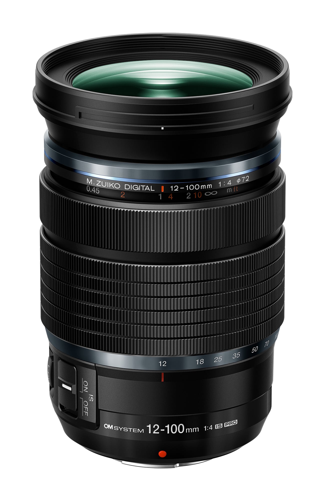 Ống kính OM SYSTEM M.Zuiko Digital ED 12-100mm F4 IS PRO ngàm Micro Four Thirds