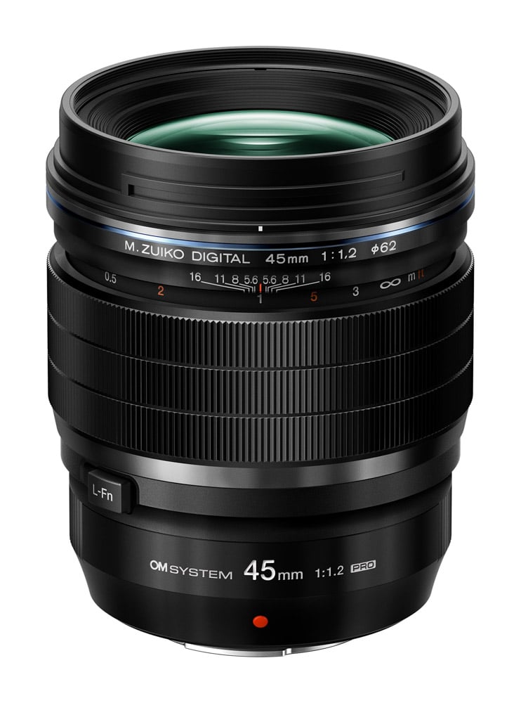 Ống kính OM SYSTEM M.Zuiko Digital ED 45mm F1.2 PRO ngàm Micro Four Thirds