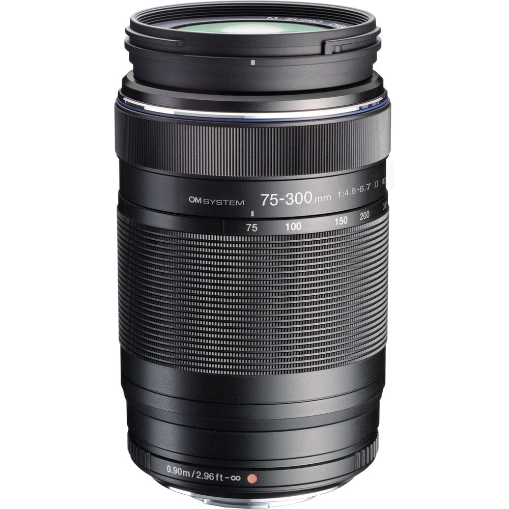 Ống kính OM SYSTEM M.Zuiko Digital ED 75-300mm F4.8-6.7 II | Chính hãng FullVAT góc cạnh chi tiết