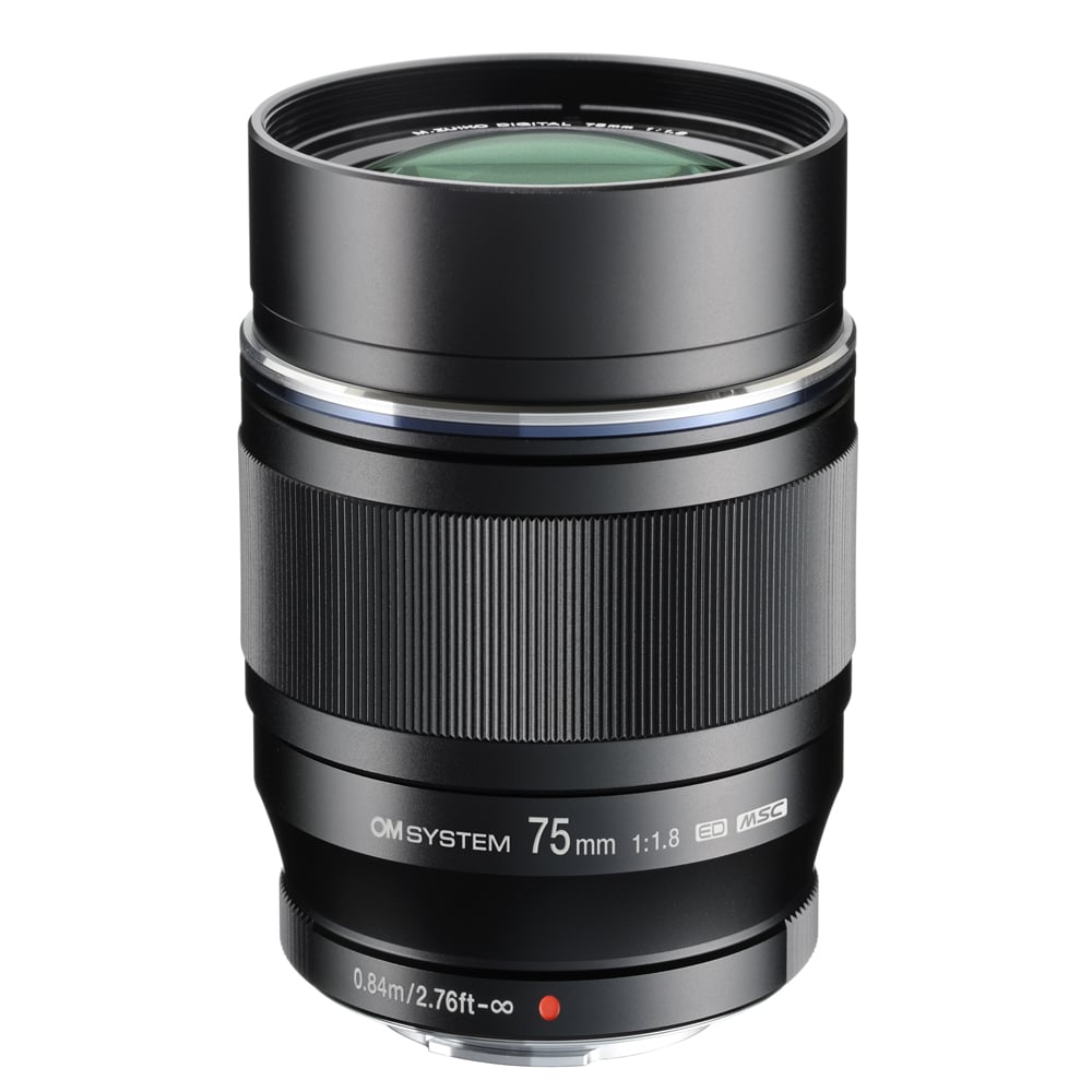Ống kính OM SYSTEM M.Zuiko Digital ED 75mm F1.8 | Chính hãng FullVAT góc cạnh chi tiết