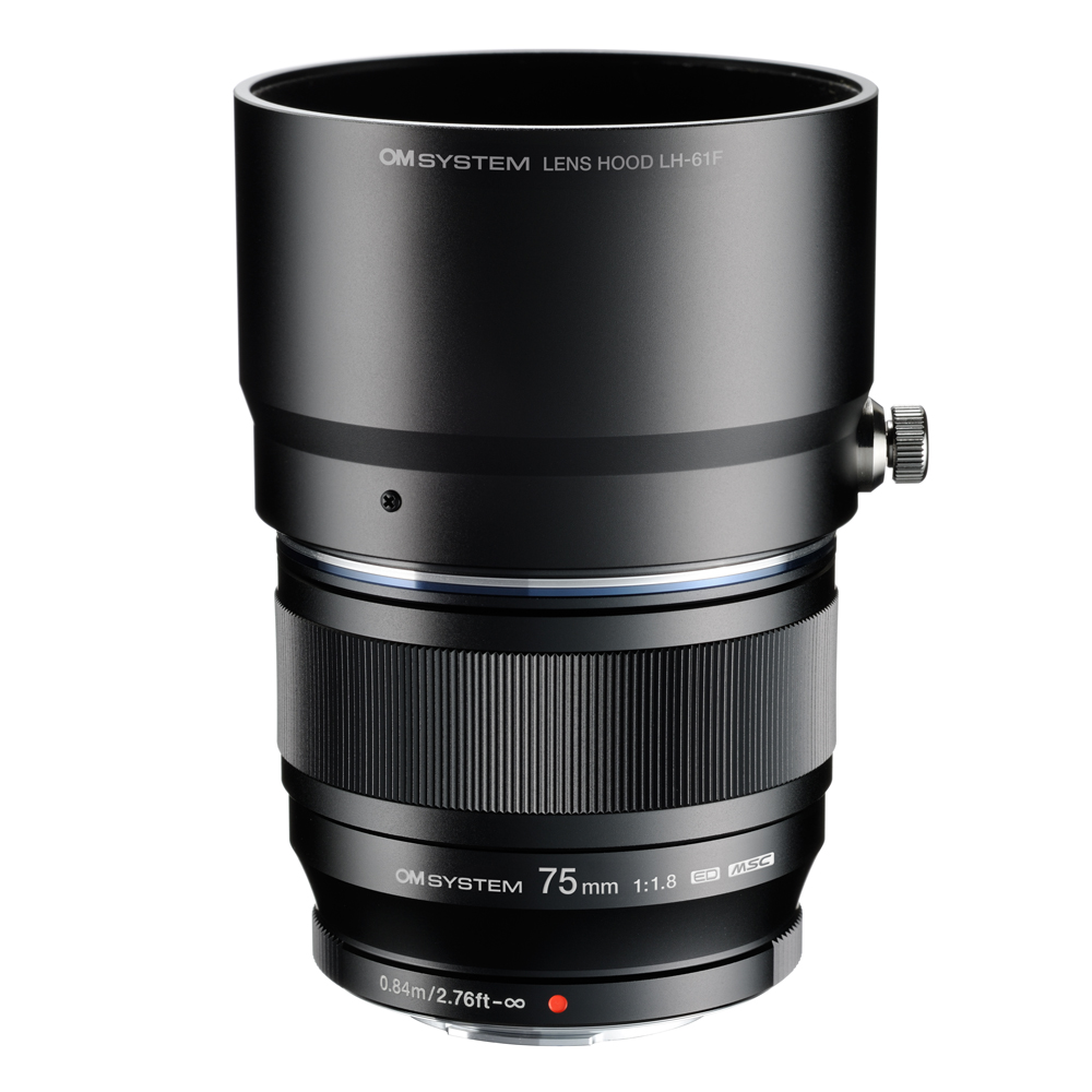 Ống kính OM SYSTEM M.Zuiko Digital ED 75mm F1.8 | Chính hãng FullVAT góc cạnh chi tiết
