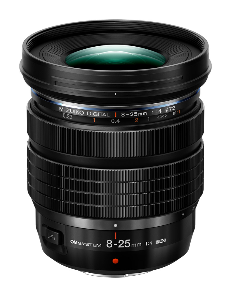 Ống kính OM SYSTEM M.Zuiko Digital ED 8-25mm F4 PRO ngàm Micro Four Thirds
