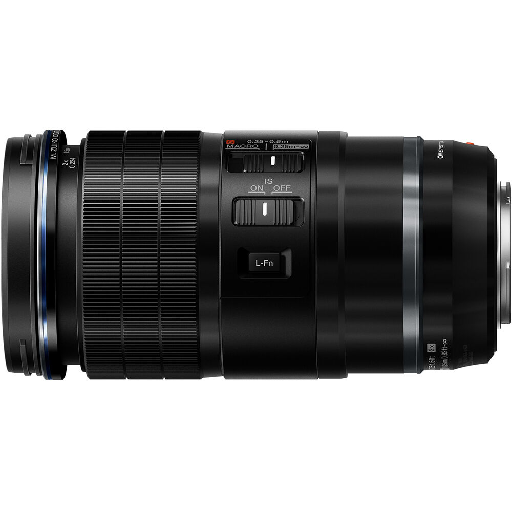 Ống kính OM SYSTEM M.Zuiko Digital ED 90mm F3.5 Macro IS PRO | Chính hãng FullVAT góc cạnh chi tiết