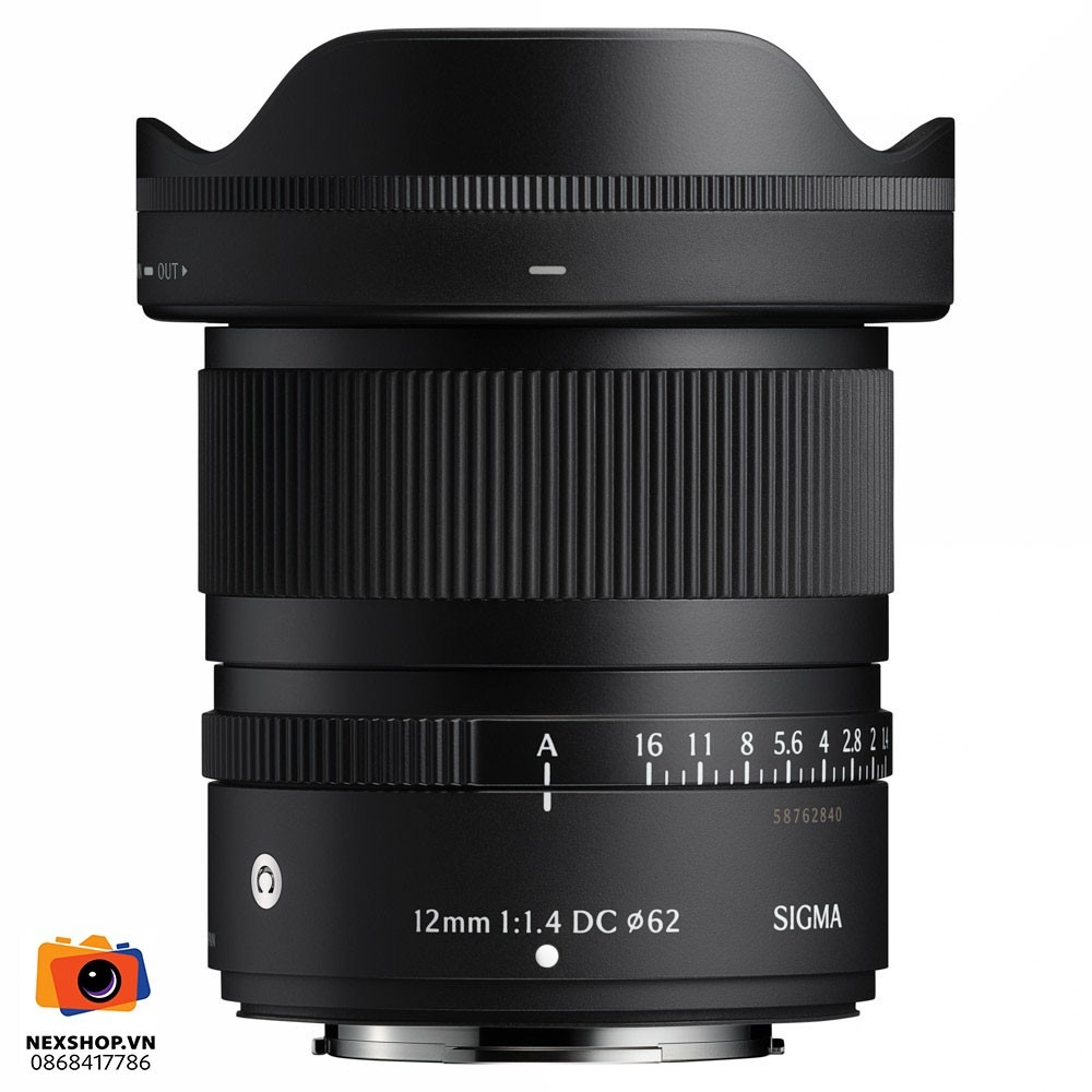 Ống kính Sigma 12mm F1.4 DC Contemporary ngàm Fujifilm X | Chính hãng