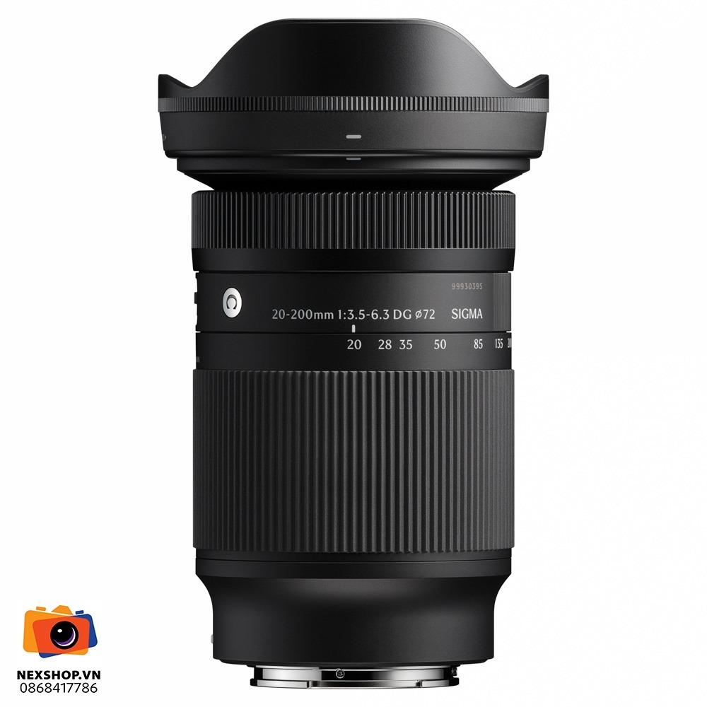 Ống kính Sigma 20-200mm F3.5-6.3 DG Contemporary for Sony E | Chính hãng