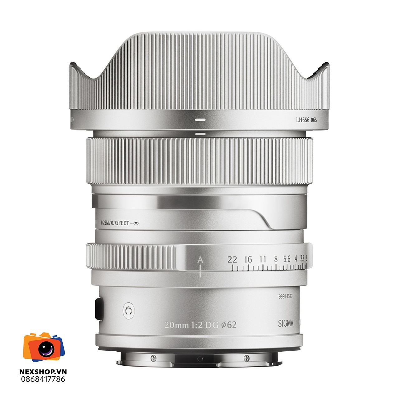 Ống kính Sigma 20mm F2 DG Contemporary ngàm L (Silver) | Chính hãng