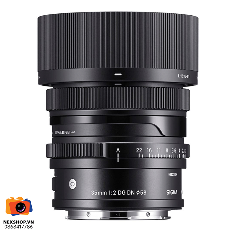 Ống kính Sigma 35mm F2 DG Contemporary ngàm L (Black) | Chính hãng