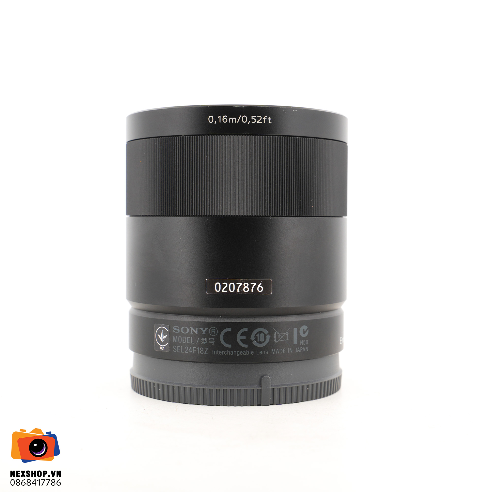 Ống kính Sony E 24mm F1.8 ZA | Chính Hãng - Used