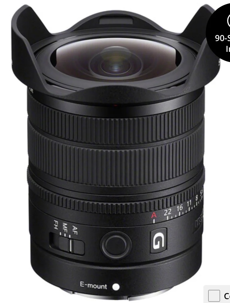 Ống kính Sony FE 8-14mm f/3.5 Fisheye G | Chính hãng