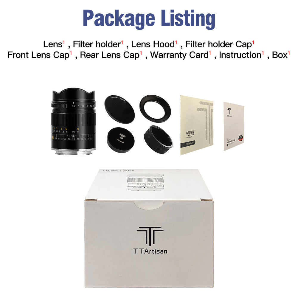 Ống kính TTArtisan 21mm F1.5 Sony E mount | Chính hãng