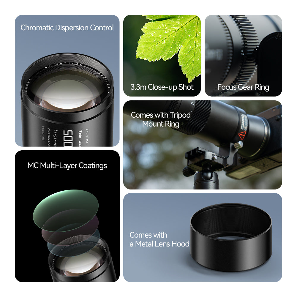 Tripod collar Ống kính TTArtisan 500mm F6.3 Super Telephoto Nikon Z mount | Chính hãng