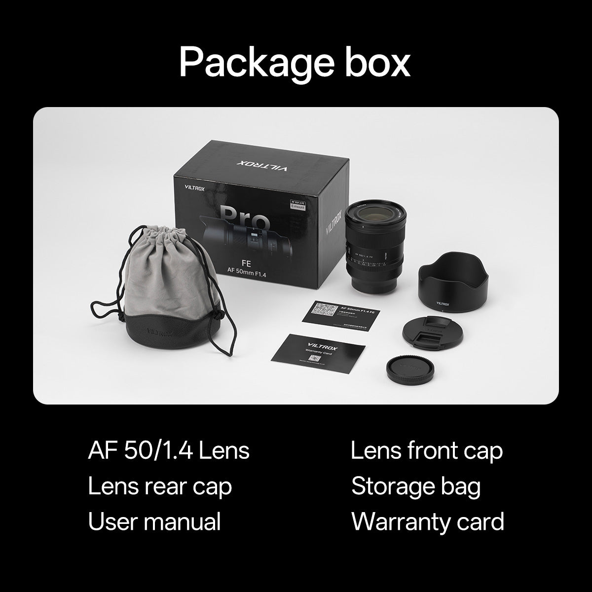 Ống kính Viltrox AF 50mm f/1.4 PRO Sony E-mount | Chính hãng