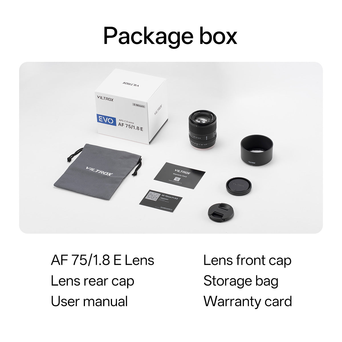 Ống kính Viltrox AF 75mm f/1.8 EVO Sony E-mount / Nikon Z-mount / Fujifilm X-mount | Chính hãng