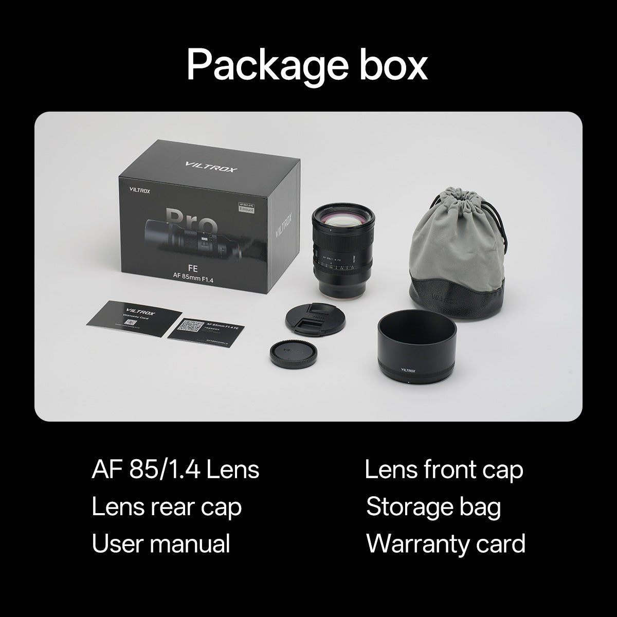 Ống kính Viltrox AF 85mm f/1.4 PRO Sony E-mount | Chính hãng