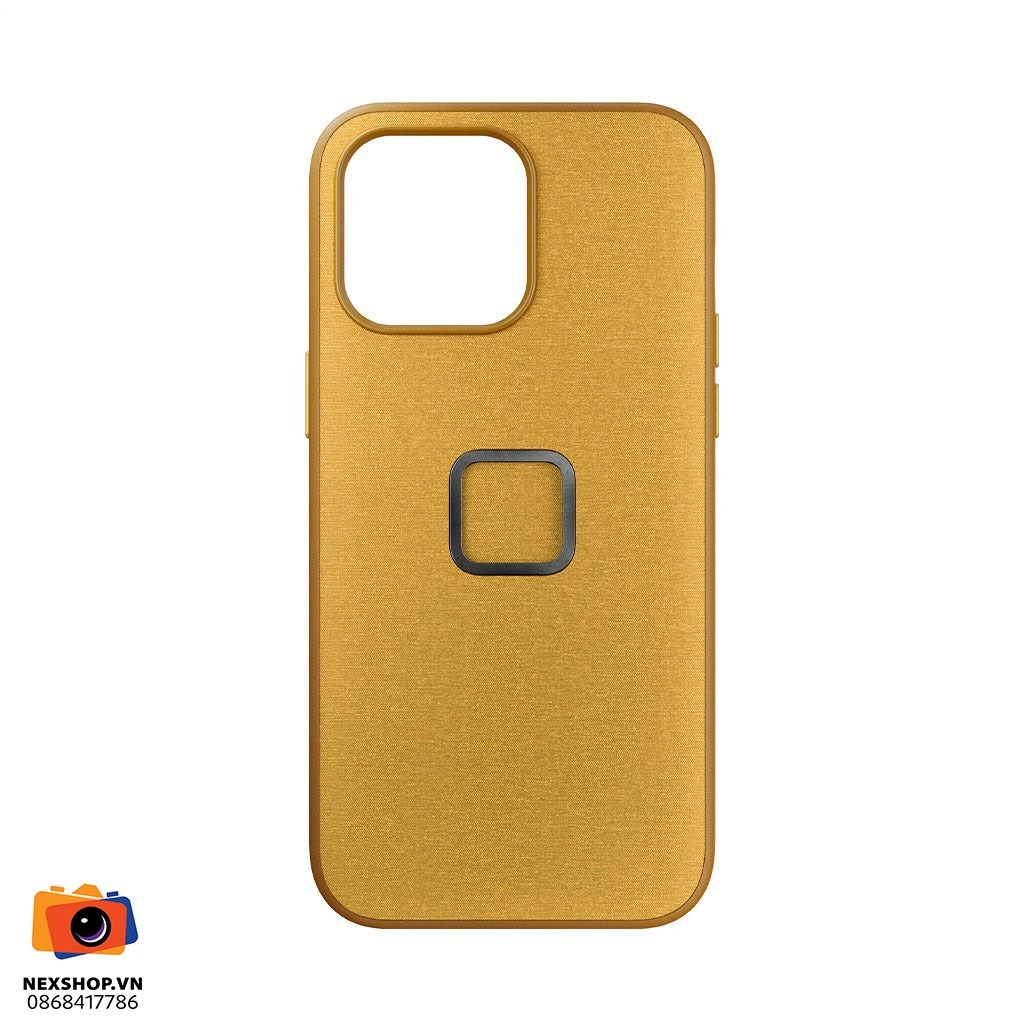 Ốp lưng điện thoại Peak Design cho iPhone 15 Pro Max - màu vàng (Sun)