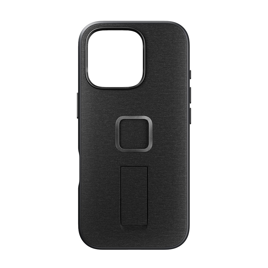Ốp lưng điện thoại có vòng Loop Peak Design Everyday Loop Case iPhone 16 Pro Charcoal | Chính hãng