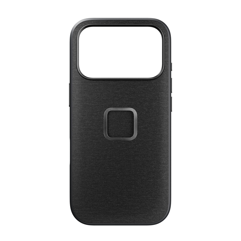Ốp lưng điện thoại vải Peak Design Everyday Case iPhone 17 Pro Charcoal | Chính hãng
