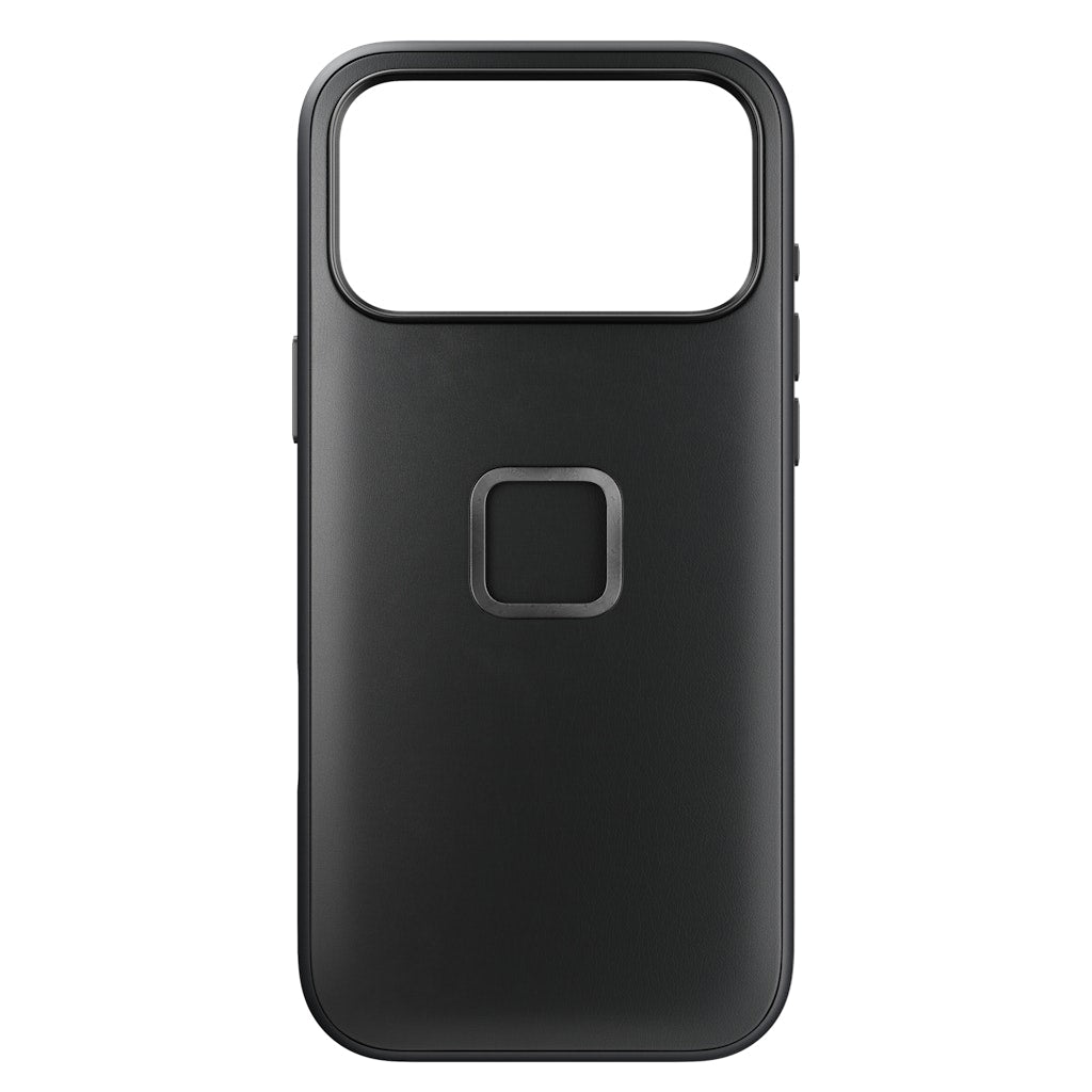 Ốp lưng điện thoại vải Peak Design Everyday Case iPhone 17 Pro Max Black Clarino | Chính hãng