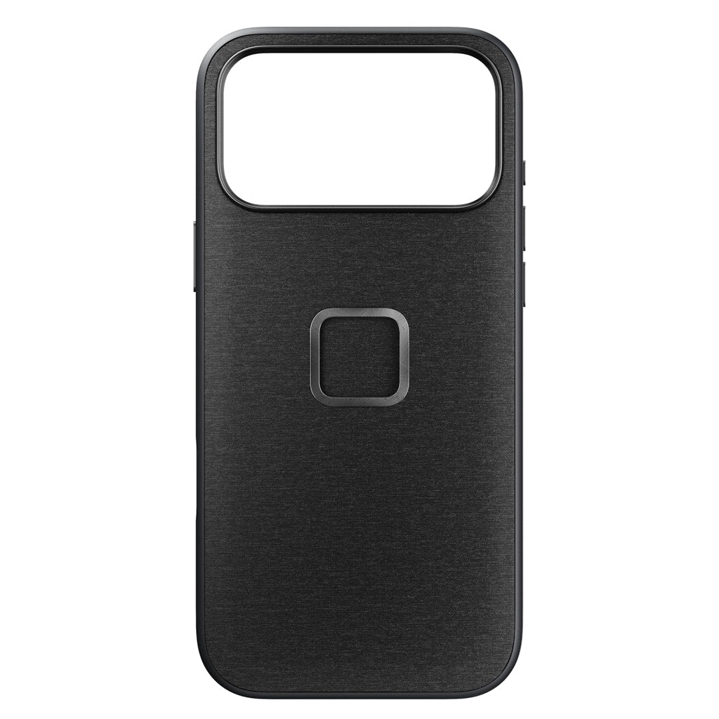 Ốp lưng điện thoại vải Peak Design Everyday Case iPhone 17 Pro Max Charcoal | Chính hãng