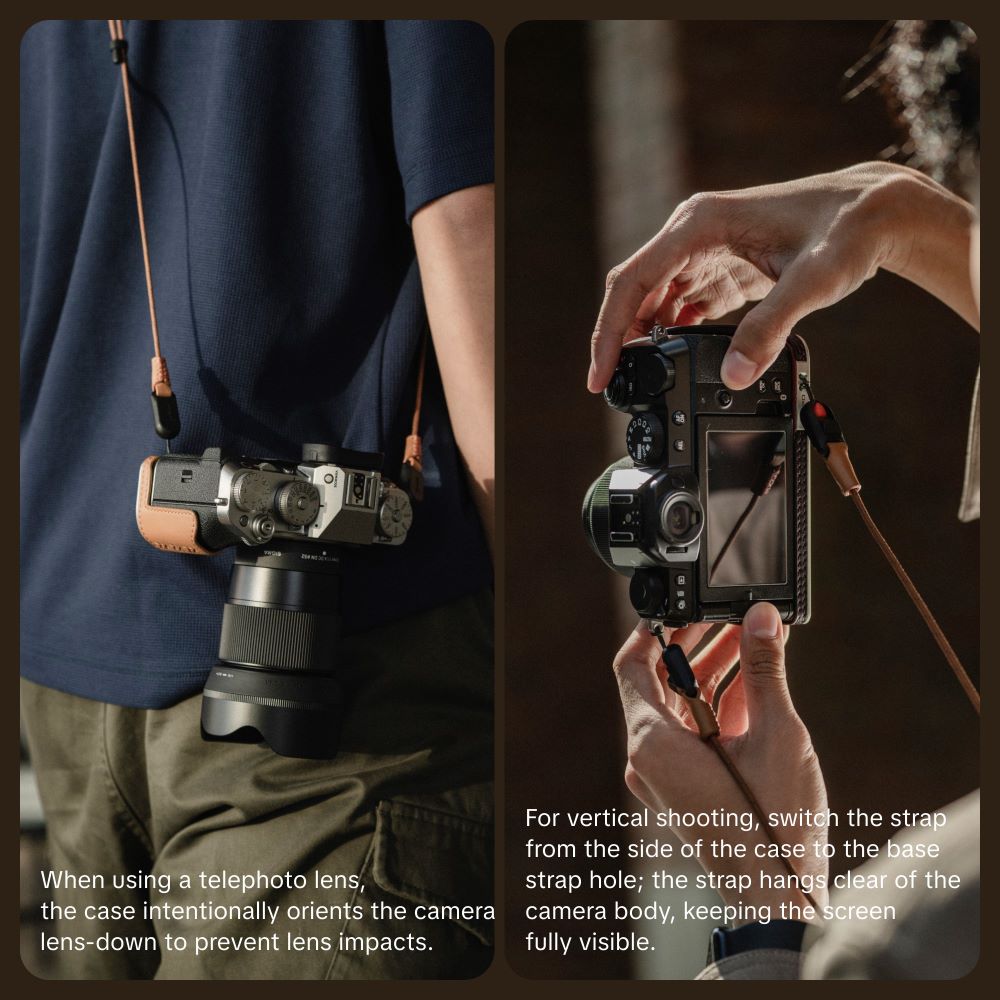 PGYTECH Leather Camera Case for FUJIFILM X100 VI | Chính hãng