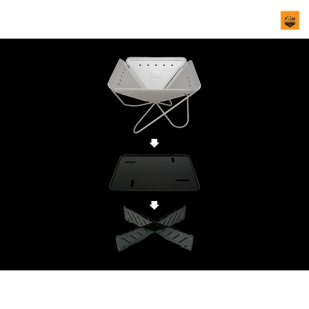 Phụ Kiện Bếp Củi Snow peak Fireplace Base Plate L, ST-032BP | Chính hãng