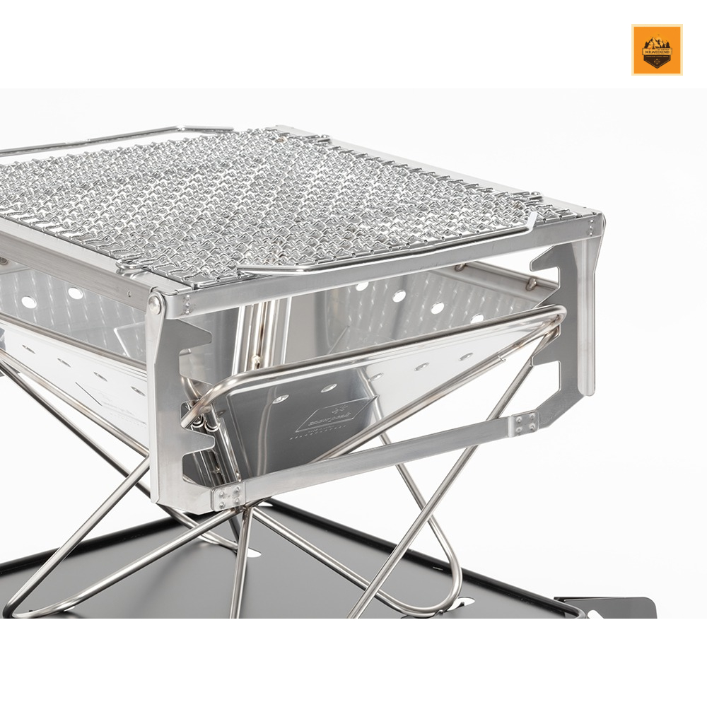 Phụ Kiện Bếp Củi Snow peak Fireplace Grill Bridge M, ST-033GBR | Chính hãng