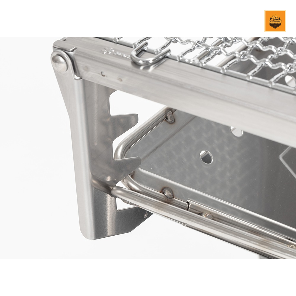 Phụ Kiện Bếp Củi Snow peak Fireplace Grill Bridge M, ST-033GBR | Chính hãng
