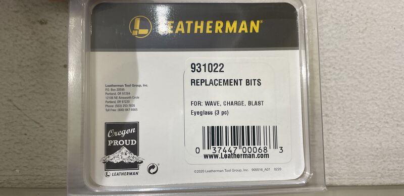 Phụ kiện Leatherman Eyeglass Bit 3Pk,