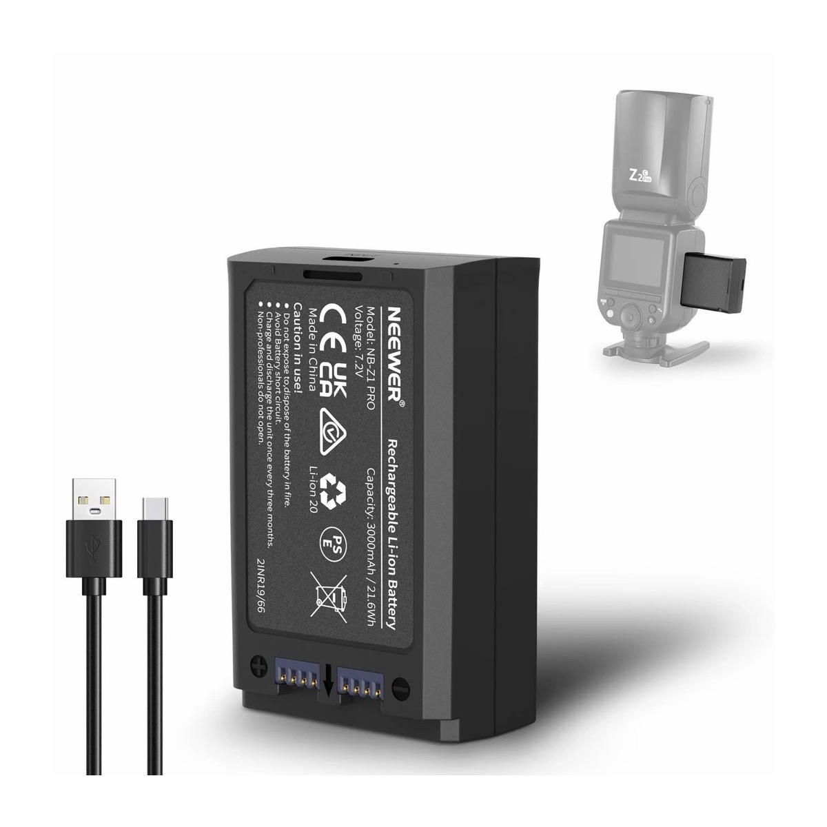 Pin Neewer NB-Z1 PRO 7.2V 3000mAh | Chính Hãng | Fullvat