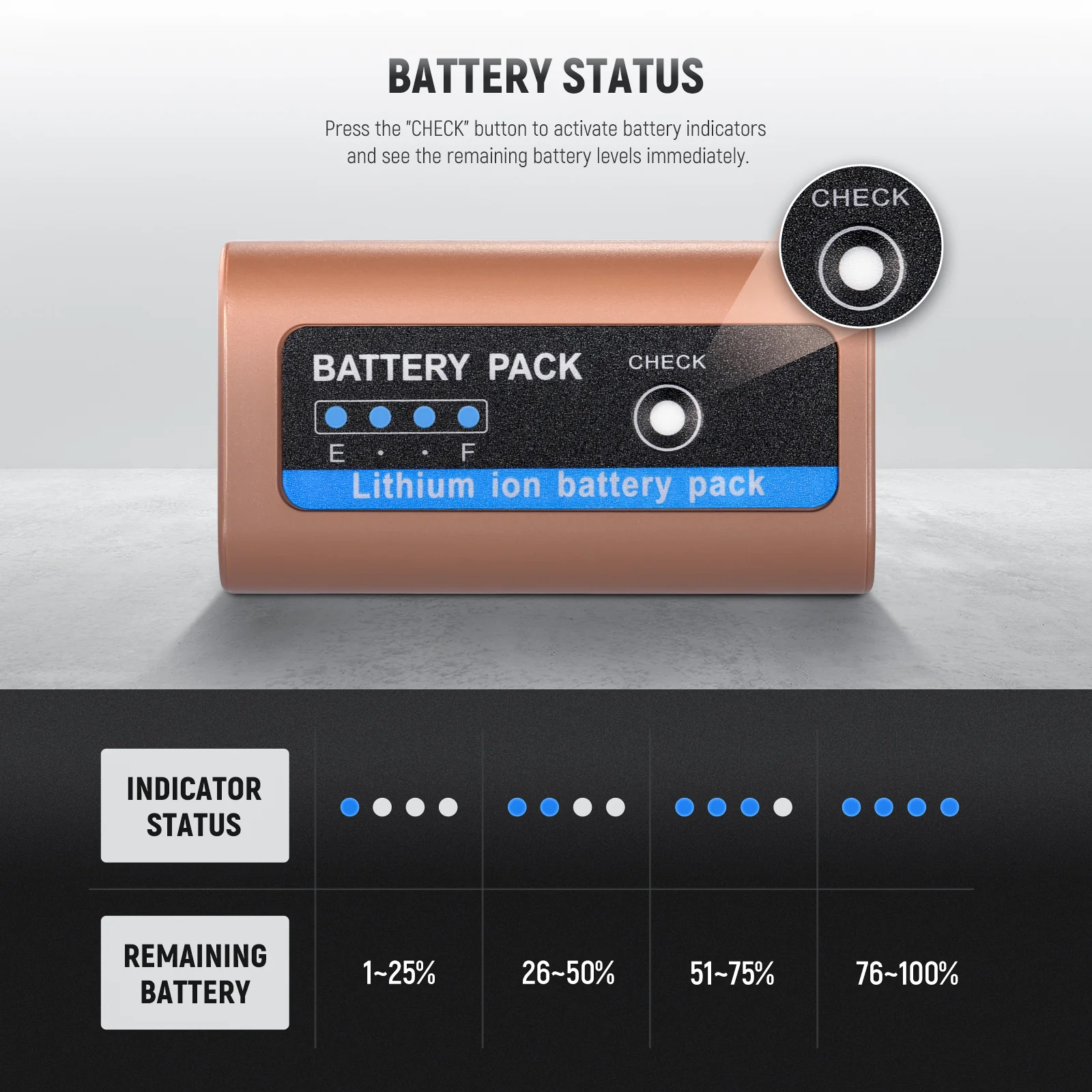 Pin Neewer TP-F970 ( 10.500mAh ) For Sony | Chính hãng