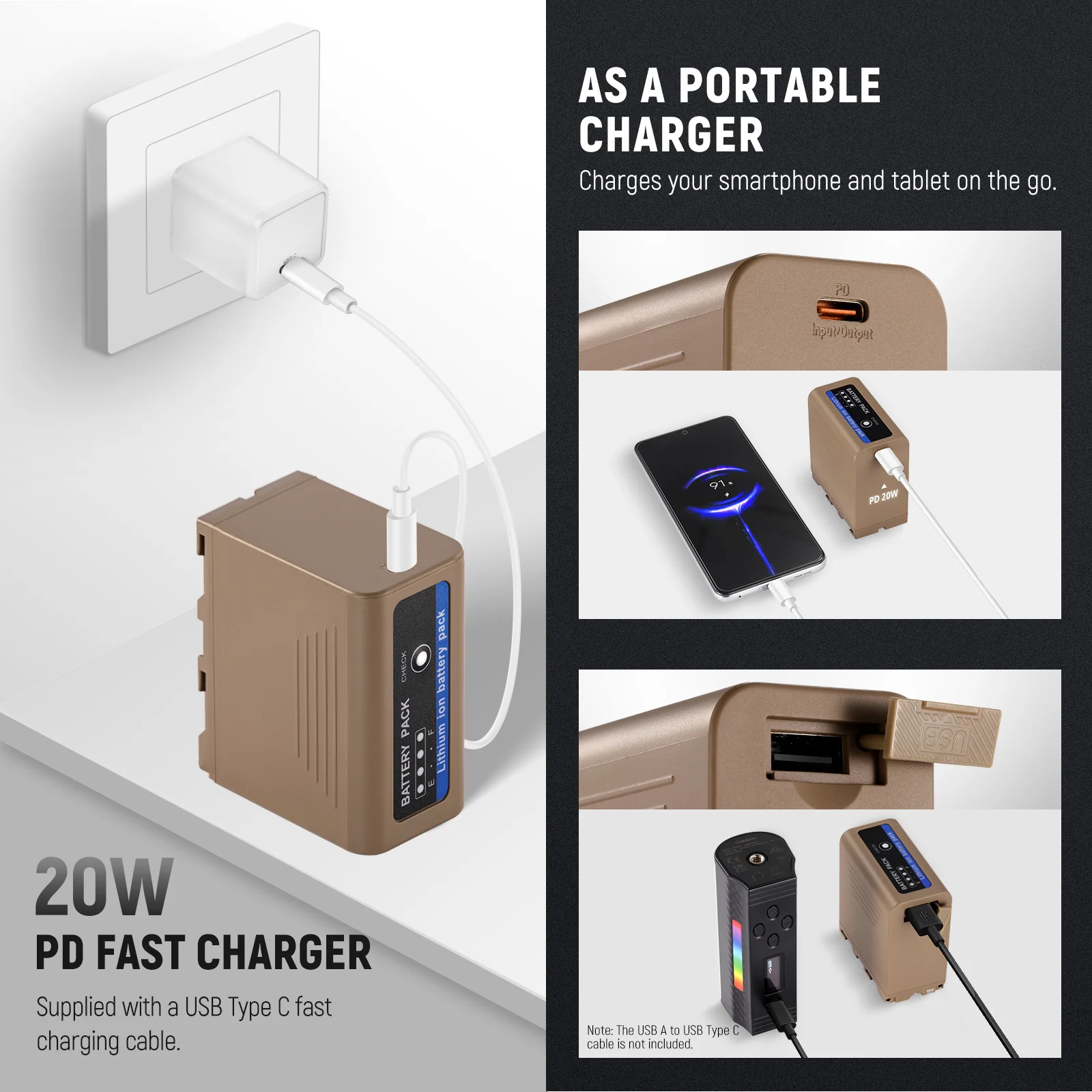 Pin Neewer TP-F970 ( 10.500mAh ) For Sony | Chính hãng
