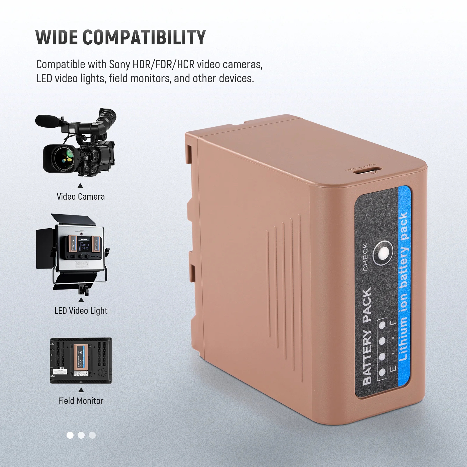 Pin Neewer TP-F970 ( 7800mAh ) For Sony | Chính hãng