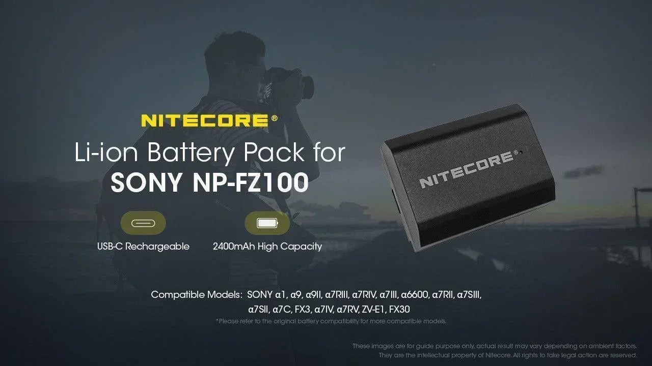 Pin Nitecore NP-FZ100 2400mAh