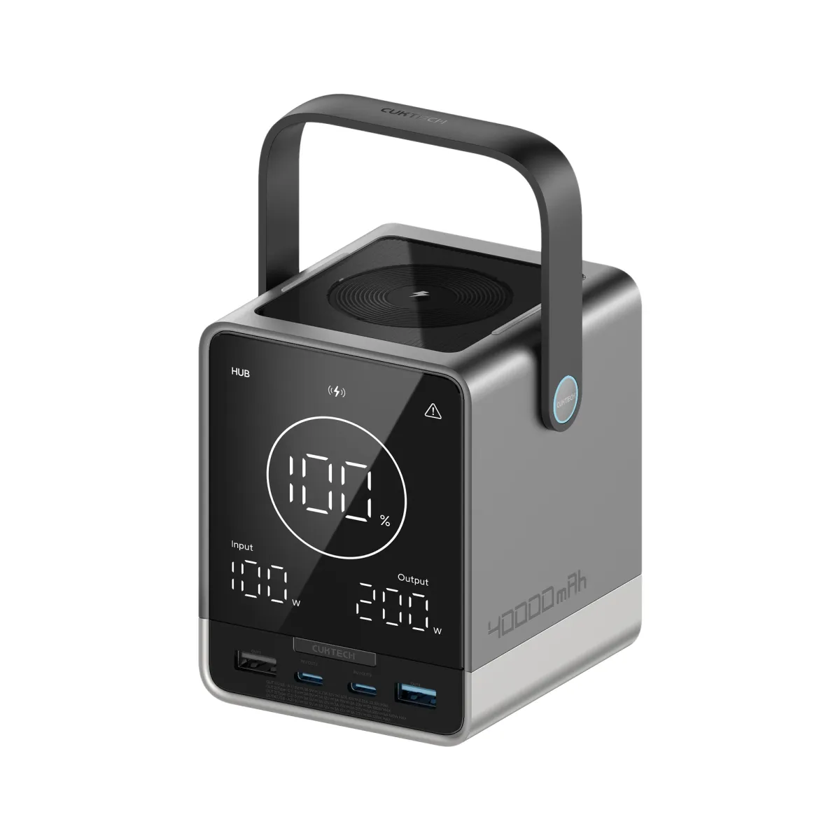 Pin Sạc Dự Phòng CUKTECH 30 40000mAh 300W 2C2A | Sạc Không Dây 20W | Chính hãng